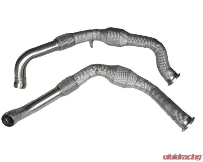 Racing Dynamics Secondary Catted Race Pipe with Heat Shield - 971 10 20 175