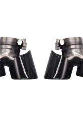 Racing Dynamics Black Sport Quad Style Tailpipe Tips non PSE Porsche 991.2 2015-2019                                     - 991 08 00 376B - Image 3
