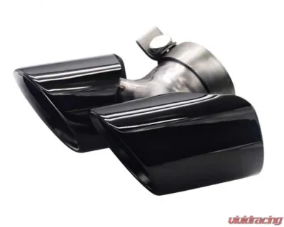 Racing Dynamics Black Sport Quad Style Tailpipe Tips non PSE Porsche 991.2 2015-2019 - 991 08 00 376B