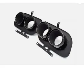 Racing Dynamics Black Tailpipe Tips Porsche 992 2019-2023