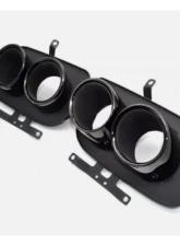 Racing Dynamics Black Tailpipe Tips Porsche 992 2019-2023                                     - 992 08 00 620B - Image 4