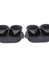 Racing Dynamics Black Tailpipe Tips Porsche 992 2019-2023                                     - 992 08 00 620B - Image 2