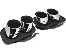 Racing Dynamics Chrome Tailpipe Tips Porsche 992 2019-2023