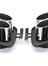 Racing Dynamics Chrome Tailpipe Tips Porsche 992 2019-2023                                     - 992 08 00 620 - Image 2