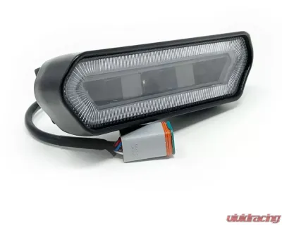 KD Fabworks Spare Tire Carrier License Plate Mount Fits RIGID CHASE Style Lights - BRK-1015