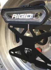 KD Fabworks Spare Tire Carrier License Plate Mount Fits RIGID CHASE Style Lights                                     - BRK-1015 - Image 2