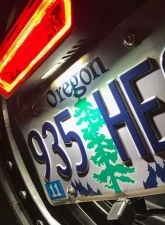 KD Fabworks Spare Tire Carrier License Plate Mount Fits RIGID CHASE Style Lights                                     - BRK-1015 - Image 4