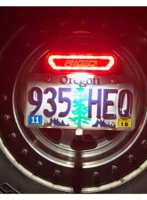 KD Fabworks Spare Tire Carrier License Plate Mount Fits RIGID CHASE Style Lights                                     - BRK-1015 - Image 5