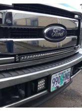 KD Fabworks 30" Single Row Curved Mount RIGID RDS-SR Ford F250 | F350 2011-2016                                     - TR-0041 - Image 2