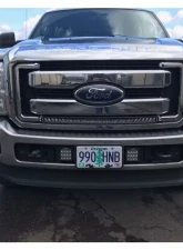 KD Fabworks 30" Single Row Curved Mount RIGID RDS-SR Ford F250 | F350 2011-2016                                     - TR-0041 - Image 2