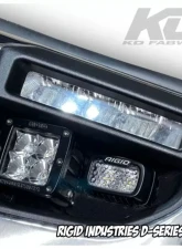 KD Fabworks Dual Light Mount w/ OEM LED Fogs Ford F250 | F350 | F450 2020-2022                                     - TR-0063 - Image 2