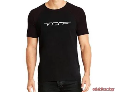 VRSF Black "VRSF" Short Sleeve T-Shirt - 100-TEE-BLK-XXL