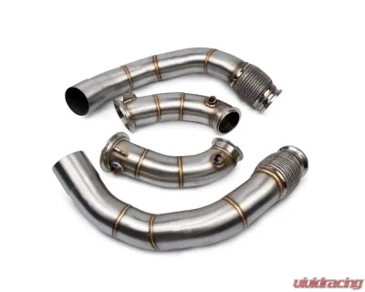VRSF Heat Shield Finish Primary & Secondary Race Downpipes BMW M5 | M8 S63R 2018-2024 - 10152050-8