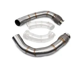 VRSF Brushed Finish Secondary Race Downpipes BMW M5 | M8 S63R 2018-2024