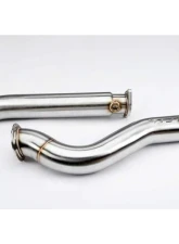 VRSF Brushed Finish Racing Downpipes XI - All Wheel Drive BMW 535i | 535xi E60 N54 2008-2010                                     - 10602015 - Image 2
