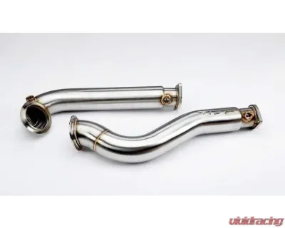 VRSF Brushed Finish Racing Downpipes XI - All Wheel Drive BMW 535i | 535xi E60 N54 2008-2010 - 10602015