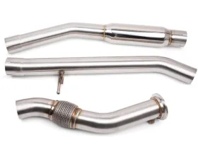 VRSF Down Pipe & Mid Pipe Combo Upgrade w/ Track Limited Racing Downpipes BMW E70/E71 X5 | X6 2008-2013