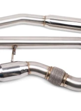 VRSF Down Pipe & Mid Pipe Combo Upgrade w/ High Flow Catted Downpipe BMW E70/E71 X5 | X6 2008-2013                                     - 10702041 - Image 2