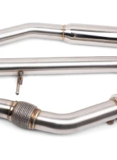 VRSF Down Pipe & Mid Pipe Combo Upgrade w/ High Flow Catted Downpipe BMW E70/E71 X5 | X6 2008-2013                                     - 10702041 - Image 2
