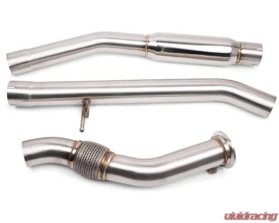 VRSF Down Pipe & Mid Pipe Combo Upgrade w/ High Flow Catted Downpipe BMW E70/E71 X5 | X6 2008-2013 - 10702041