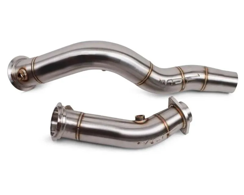 VRSF Brushed Finish Racing Downpipes BMW F80/F82/F87 M3 | M4 | M2 Competition S55 2015-2021 - 10802010