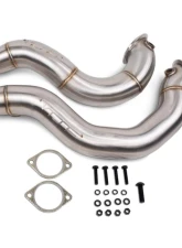 VRSF 3" Brushed Finish Cast Stainless Steel Track Limited Racing Downpipes BMW 335i  | 135i | 1M N54 V2 2007-2013                                     - 10902010 - Image 2