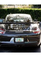 NR Auto GT4 Clubsport Style Carbon Fiber Wing Porsche 981 | 718 Cayman | Boxster 2013-2023                                     - 71802-CFB - Image 12