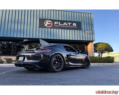 NR Auto GT4 Clubsport Style Carbon Fiber Wing Porsche 981 | 718 Cayman | Boxster 2013-2023 - 71802-CFB
