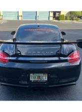 NR Auto GT4 Clubsport Style Carbon Fiber Wing Porsche 981 | 718 Cayman | Boxster 2013-2023                                     - 71802-CFB - Image 18
