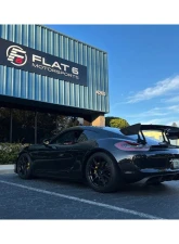NR Auto GT4 Clubsport Style Carbon Fiber Wing Porsche 981 | 718 Cayman | Boxster 2013-2023                                     - 71802-CFB - Image 20