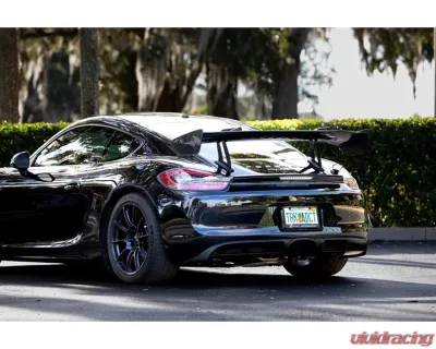 NR Auto GT4 Clubsport Style Carbon Fiber Wing Porsche 981 | 718 Cayman | Boxster 2013-2023 - 71802-CFB