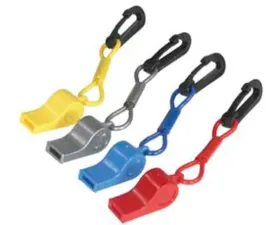 Atlantis Yellow Whistle With Clip