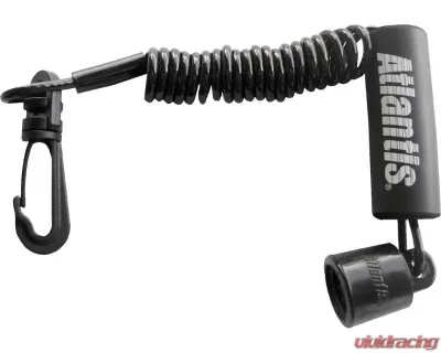 Atlantis Black DESS Compatible Lanyard Bombardier Seadoo Skidoo - A7459DES