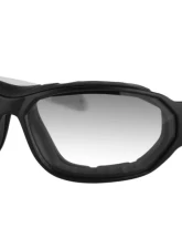 Bobster Force Convertible Glasses Matte Black w/ Clear Photochromic Lens                                     - BFOR001T - Image 2