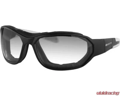 Bobster Force Convertible Glasses Matte Black w/ Clear Photochromic Lens - BFOR001T