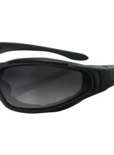 Bobster Raptor II Sunglasses Black w/ Amber, Clear, Smoke Lenses                                     - BRA201 - Image 2