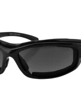 Bobster Road Hog II Sunglasses Convertible Black w/ 4 Lenses                                     - BRH2001 - Image 2