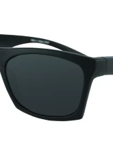 Bobster Capone Sunglass Matte Black w/ Anti-Fog Smoked Lens                                     - ECAP001 - Image 2