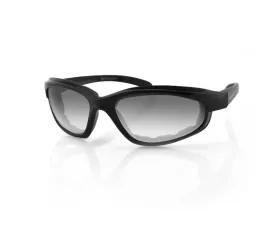 Bobster Fat Boy Sunglasses Black w/ Clear Photochromic Lens