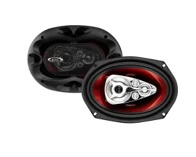 Boss Audio 6X9 Speaker 5-Way Red Poly Injection Cone
