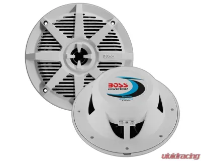 Boss Audio 6.5" 200W White 2-Way Coaxial Marine Speaker - MR62W