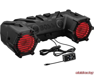Boss Audio 6.5" Powersports Plug & Play Audio System Weatherproof Component Speakers Multi-Color Illumination - ATV30BRGB