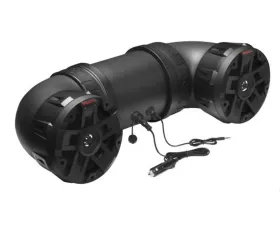 Boss Audio Powersports Plug & Play Sound System with Built-In Class D Amp And Rechargeable Battery