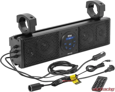Boss Audio 18" IPX5 Rated Weatherproof Sound Bar Audio System With Bluetooth Audio Streaming And Built-in Class A/B Amplifier - BRT18A