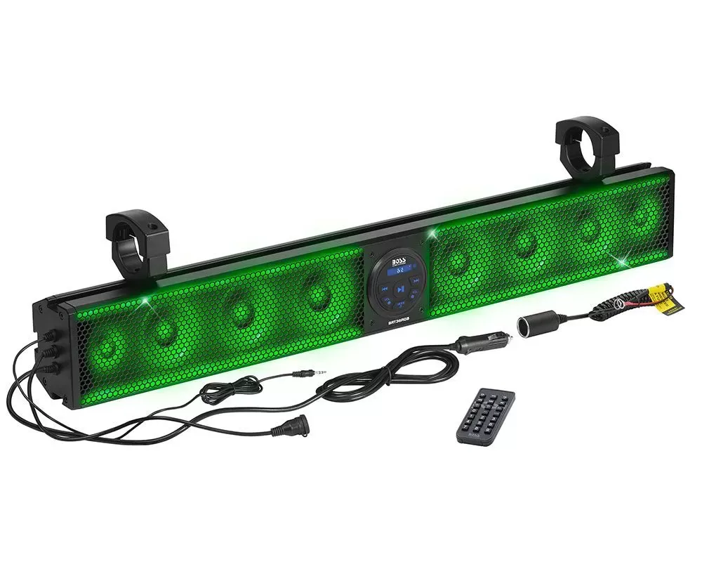 Boss Audio 36" Ipx5 Rated Weatherproof ATV|UTV Sound Bar Audio System - BRT36RGB