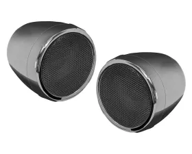 Boss Audio Black With Chrome Motorcycle Atv Sound System With Bluetooth Audio Streaming