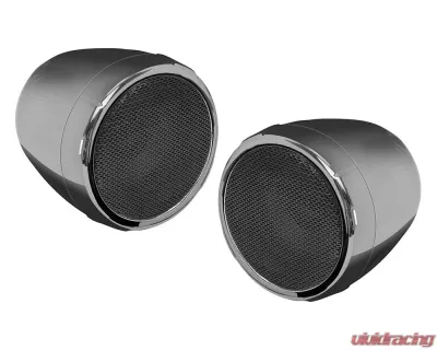 Boss Audio Black With Chrome Motorcycle Atv Sound System With Bluetooth Audio Streaming - MCBC425BA