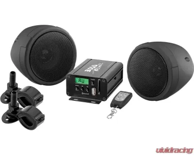 Boss Audio 600 Watts Max Black Bluetooth Power All-Terrain Speaker And Amplifier System - MCBK520B