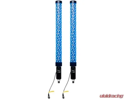 Boss Audio System 1 Pair Bluetooth 2" Fat | 24in LED RGB Whip - XP2PF