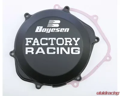Boyesen Factory Racing Clutch Cover Black Honda TRX450ER Electric Start | TRX450R | CRF450R 2002-2009 - CC-06B